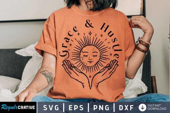 Download Grace &amp; Hustle SVG Design - Hustle svg Collection