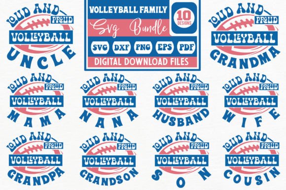 Download Volleyball Family Svg Bundle - Family svg Collection