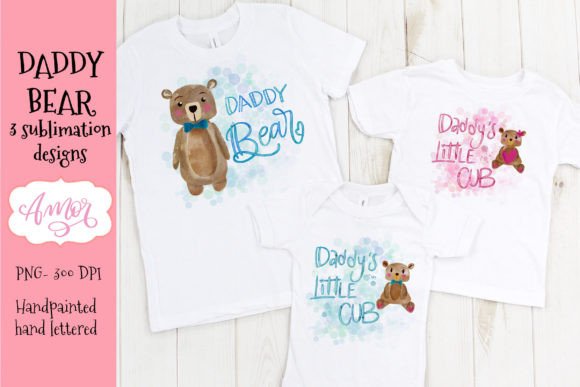 Download Daddy Bear Set of PNG for Father's Day - Daddy bear Collection